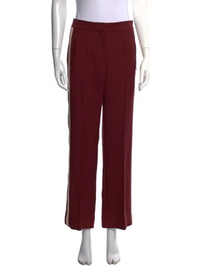Pre-owned Ba&sh Straight Leg Pants In Red