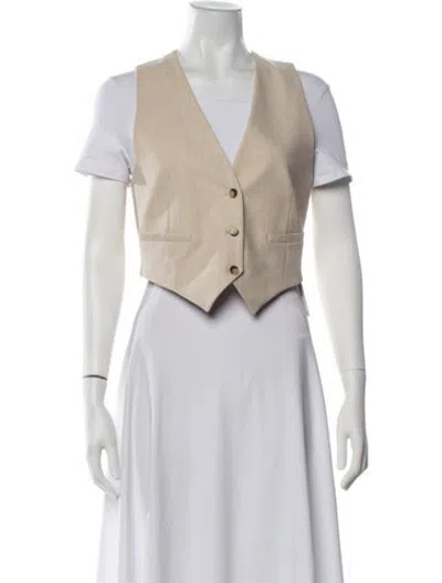 Pre-owned Ba&sh Vest In Neutrals