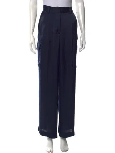 Pre-owned Ba&sh Wide Leg Pants In Blue