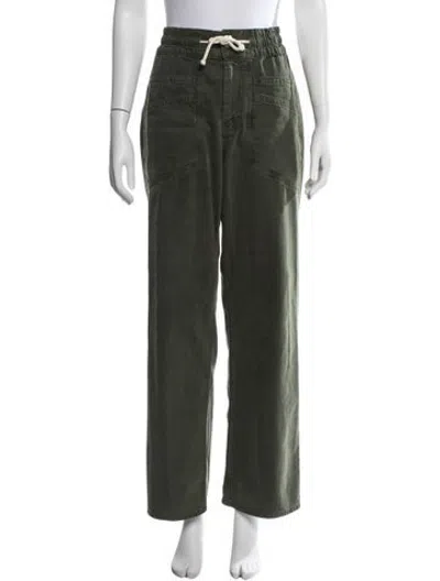 Pre-owned Ba&sh Wide Leg Pants In Green