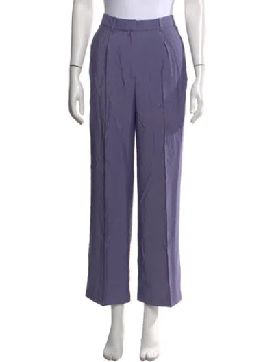 Pre-owned Ba&sh Wide Leg Pants In Purple