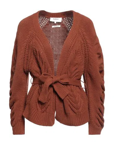 Ba&sh Ba & Sh Woman Cardigan Brown Size 1 Wool, Polyamide