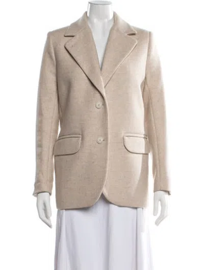 Pre-owned Ba&sh Wool Blazer In Neutrals