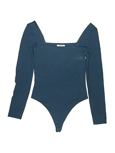 Pre-owned Babaton Bodysuit In Blue
