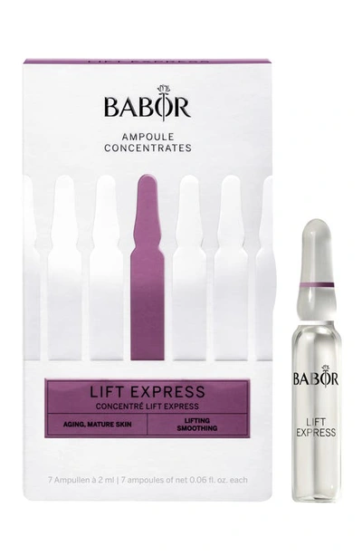 Babor Lift Express Ampoule Concentrates, 0.47 oz In White