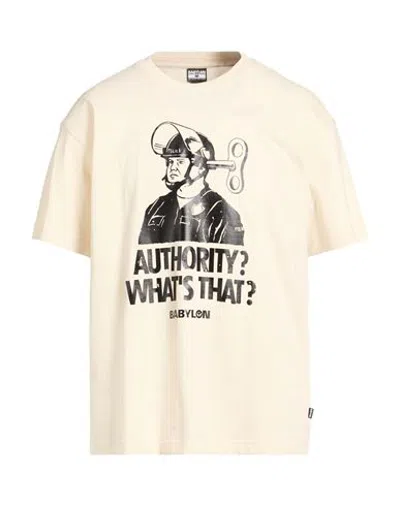 Babylon La Man T-shirt Ivory Size 36 Cotton In White