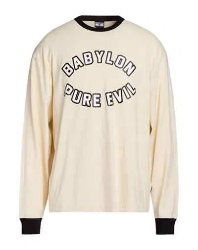 Babylon La Man T-shirt Ivory Size 36 Cotton In Neutral