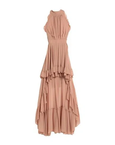 Babylon Woman Maxi Dress Beige Size 6 Polyamide