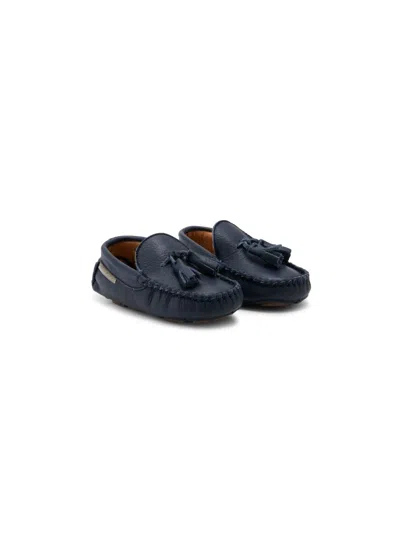 Babywalker Babies' Tassel-detail Slip-on Shoes In Blue
