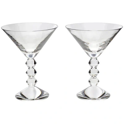 Baccarat Vega Stemware Martini Glass Set Of 2 2810901 In N,a