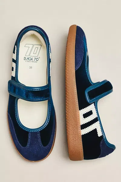 Back 70 Aya Mary Jane Sneakers In Blue