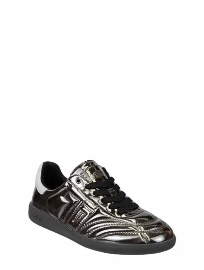 Back 70 Women's Fluffy Sneaker In Grey In Multi