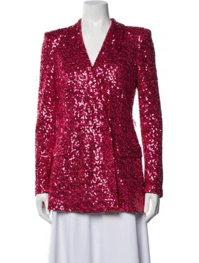 Pre-owned Badgley Mischka Evening Jacket W/ Tags In Red