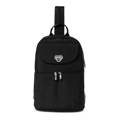 Baggallini Coastal Flip Lock Day Pack In Black