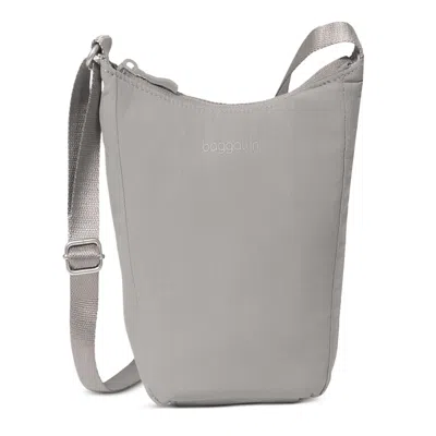 Baggallini Swift Mini Crossbody In B-lite Silver Sand
