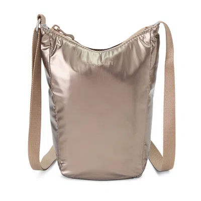 Baggallini Swift Mini Crossbody In Copper Metallic
