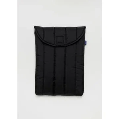 Baggu Puffy Laptop Sleeve 13/14" In Black