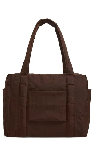 Baggu Small Cloud Carry-on Bag In Coffee