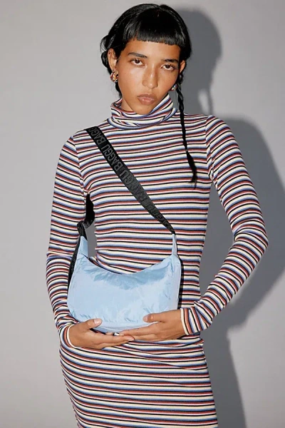 Baggu Small Nylon Crescent Bag In Serenity Blue, Women's At Urban Outfitters