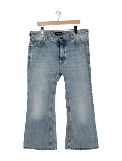Pre-owned Balenciaga 2024 Bootcut Jeans In Blue