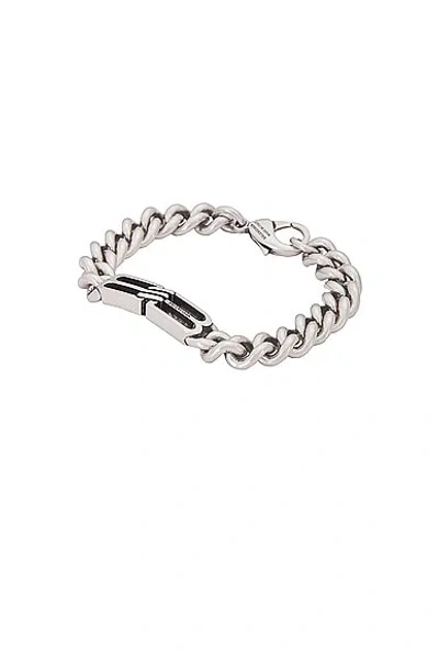 Balenciaga Bb Icon Gourmet Bracelet In Metallic