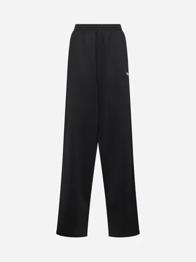 Balenciaga Black Political Campaign Baggy Sweatpants In Noir