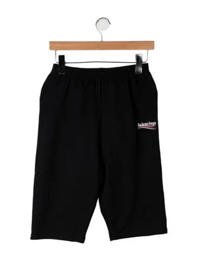 Pre-owned Balenciaga Kids' Boys' Long Shorts In Black
