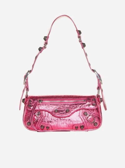 Balenciaga Cagole Xs Leather Bag In Pink