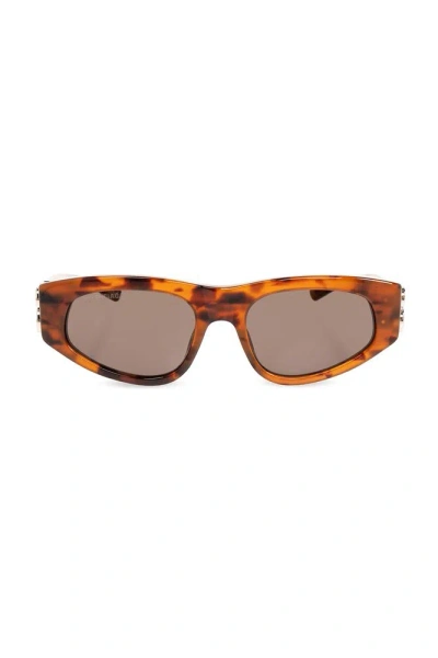 Balenciaga Eyewear Dynasty Sunglasses In Brown
