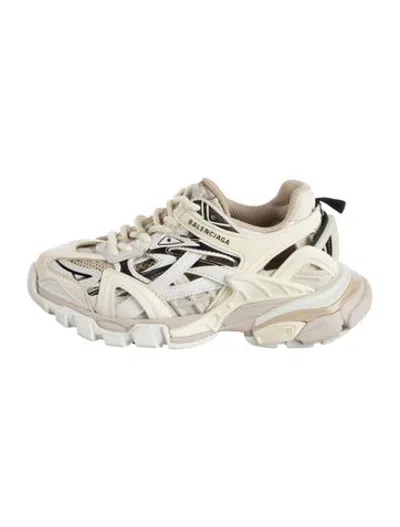 Pre-owned Balenciaga Babies' Leather Snaekers In White