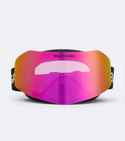 Balenciaga Logo Ski Goggles In Multi