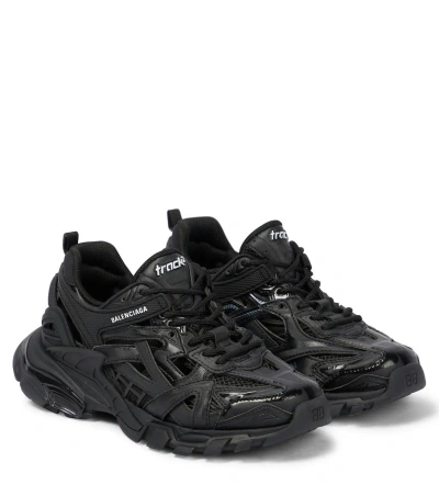 Pre-owned Balenciaga O1s1rm0823 Track Runner 2.0 In Black
