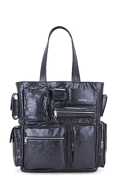 Balenciaga Superbusy Tote Bag In Black