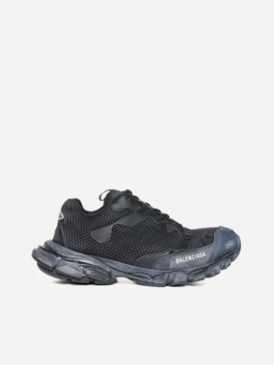 Balenciaga Track 3 Sneakers In Black
