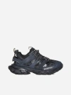 Balenciaga Mesh Panelled Low-top Sneakers With Round Toe In Black