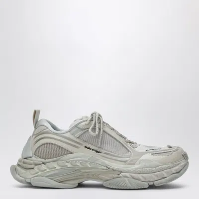 Balenciaga Triple S.2 Eggshell-style Distressed Sneakers With Complex Three-layer Sole In White