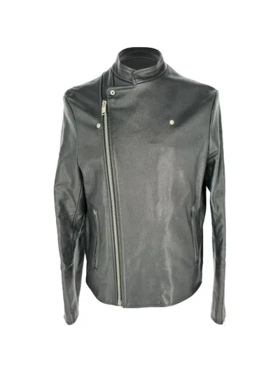 Pre-owned Balenciaga Zip-up Biker Jacket In Black