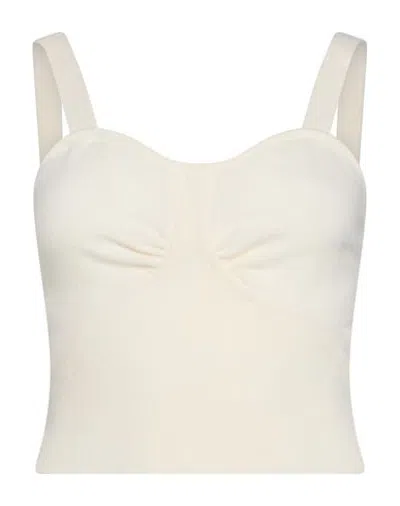 Ballantyne Woman Top Ivory Size 6 Wool In White