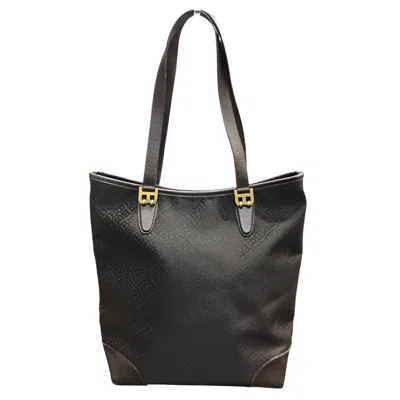 Pre-owned Bally Brown Leather Nylon Tote Bag ()