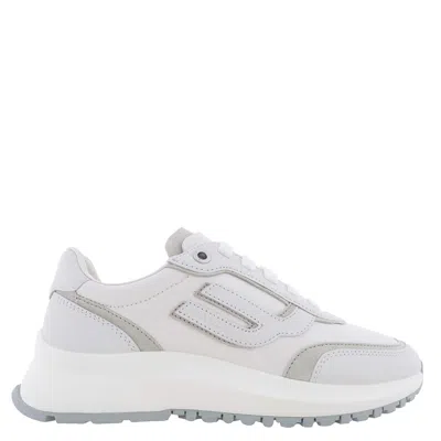 Bally Demmy Leather Low-top Sneakers In Gray
