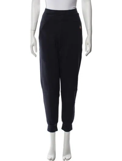 Pre-owned Bally Embroidered Accent Sweatpants In Blue