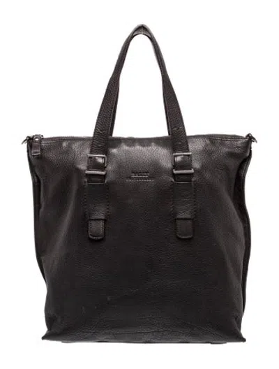 Pre-owned Bally Leather Tote In Black