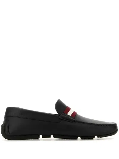 Bally Midnight Calf Leather Sandals In Blue