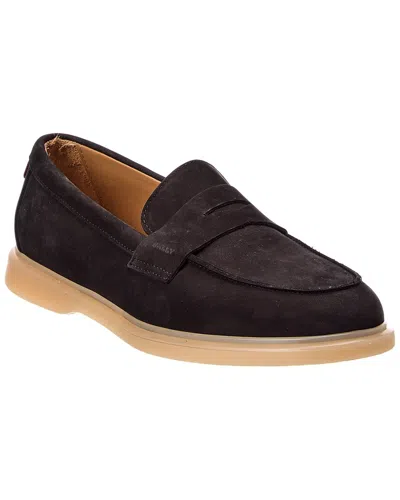 Bally Webby Leather Loafer In Brown