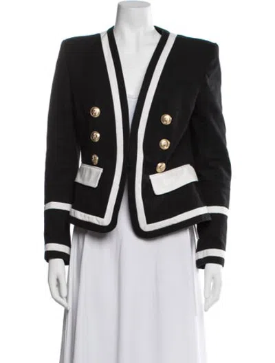 Pre-owned Balmain Blazer In Black