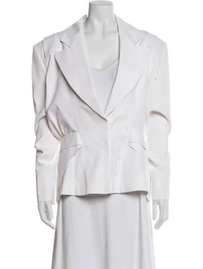Pre-owned Balmain Blazer In White