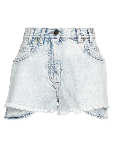 Balmain Denim Shorts In Blue
