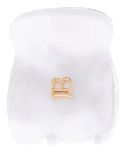 Balmain Hair Couture Women's Pince A Cheveux Limited Edition Extra Small In White