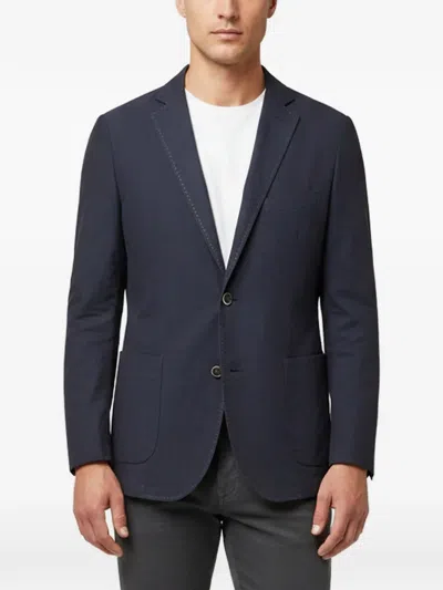 Pre-owned Balmain Slim-fit Jacket In Blue