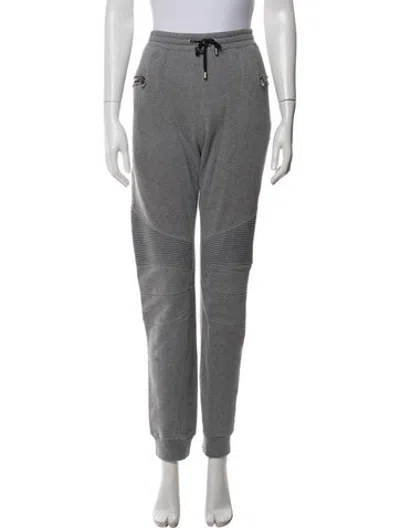 Pre-owned Balmain Sweatpants In Grey